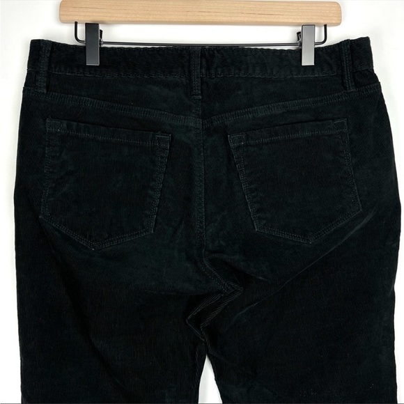 LOFT Pants Curvy Boot Corduroy Black Ribbed Mid Rise Stretch Petite Size 29 / 8P - Picture 4 of 12